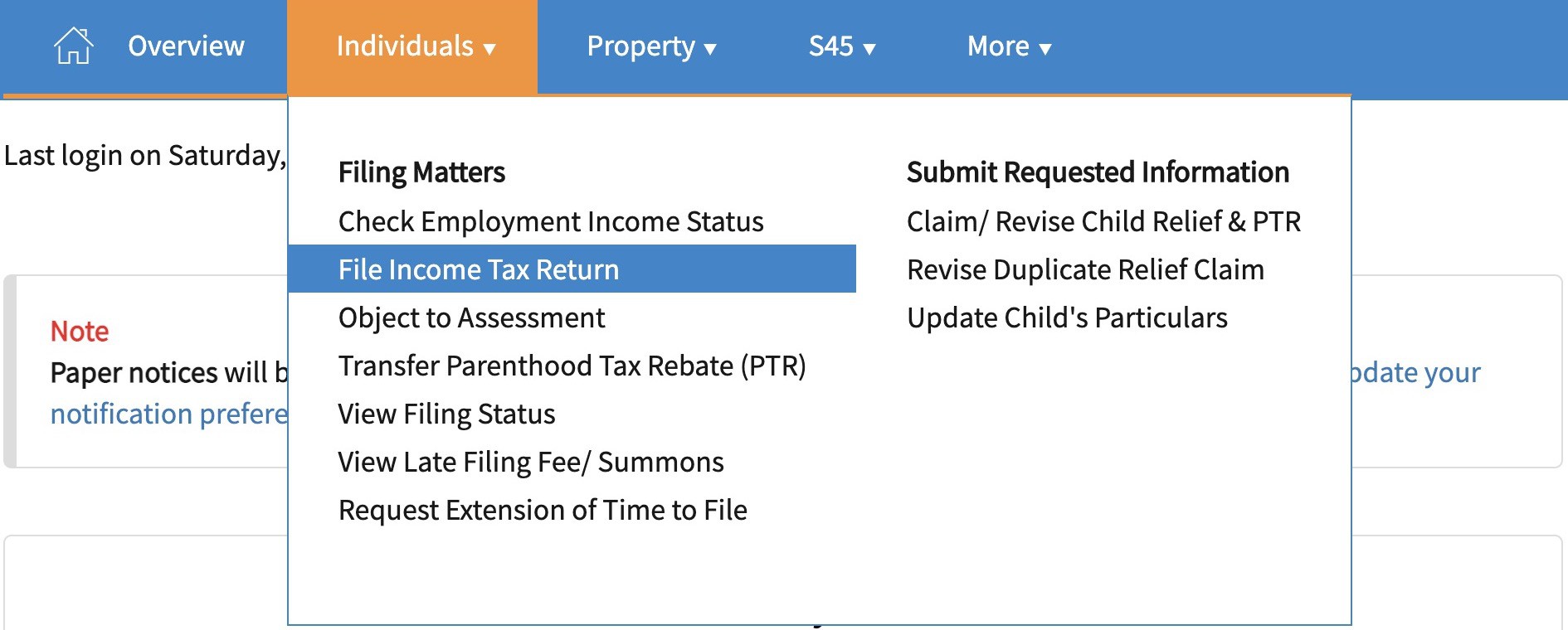 新加坡个人所得税电子申报流程指南新加坡个人所得税电子申报流程指南