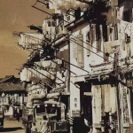 50年代新加坡珍贵旧照片,原来晾衣杆一直是传统