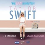 Taylor Swift 1989世界巡演新加坡站,11月7-8开唱