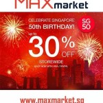 SG50周年庆,Maxmarket韩妆7月限时限量大放送!