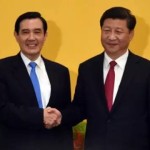 习近平马英九握手,在新加坡一起见证历史