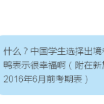中国学生为何要出国考雅思