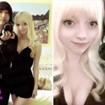 英国大眼大胸美女倒追狮城吊丝男,到底看中TA啥了