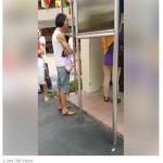 嫌前面人取款太慢,大叔当场发飙!FB上疯传视频