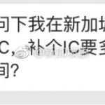 在新加坡,IC丢了怎么办?