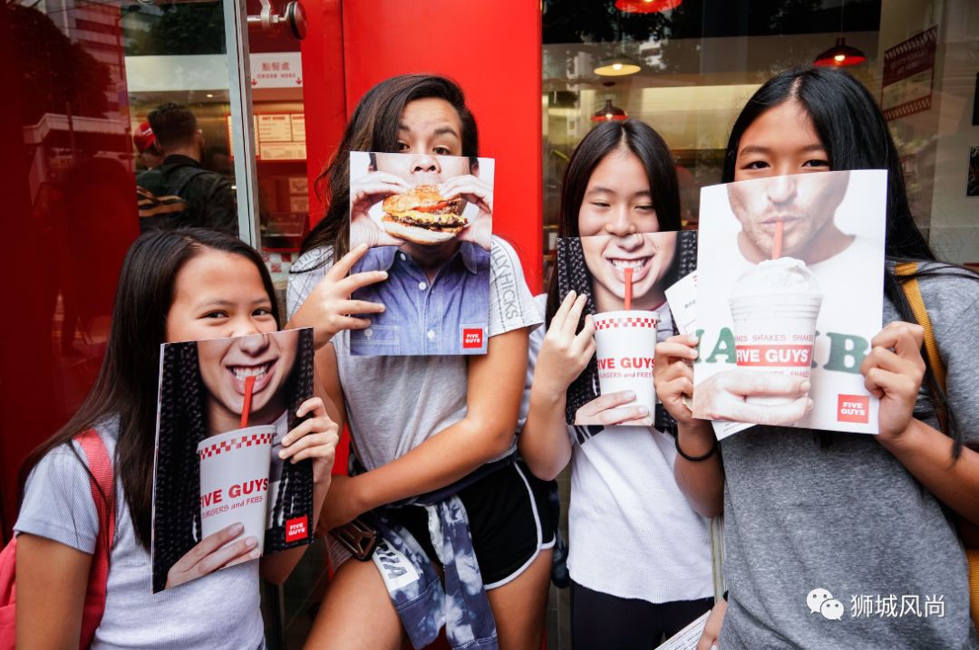 FIVE GUYS officially opens at Plaza Singapura
