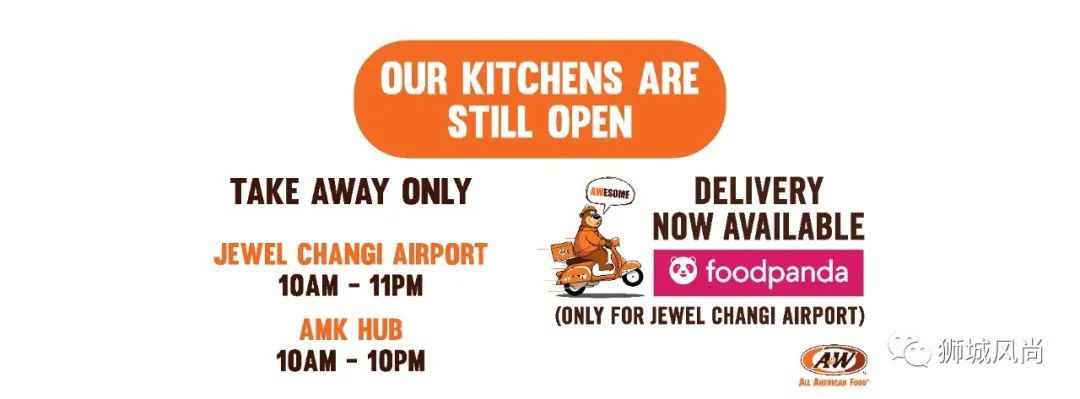 A&amp;W Singapore now offers home delivery