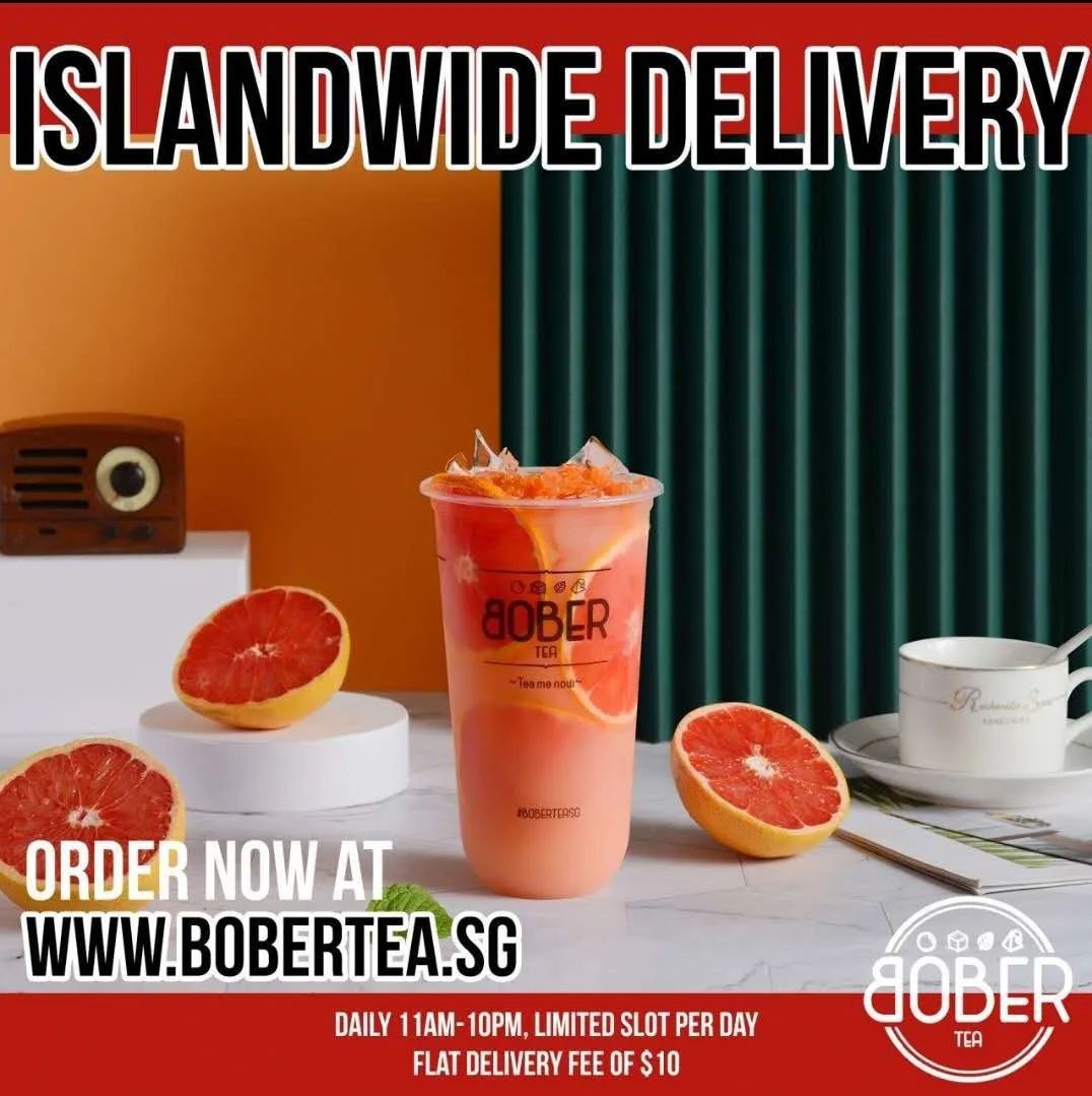 【下周活動】Bober Tea全島送貨、齋戒月優惠、5新幣西餐