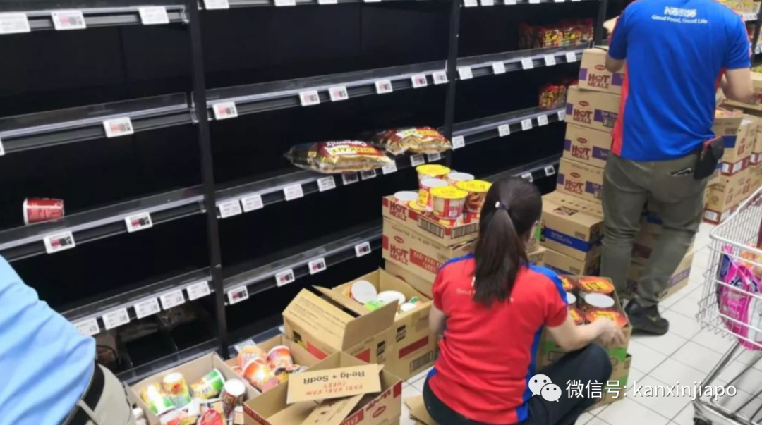 新加坡平价超市松绑限购措施：可以多买面、罐头等