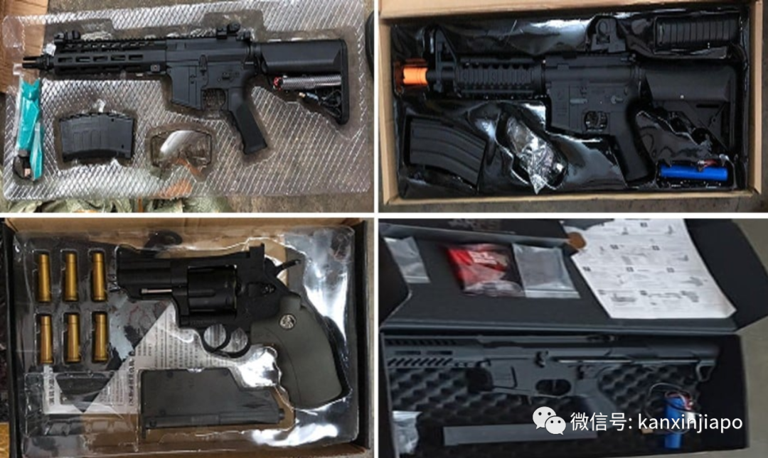 ICA職員在貨櫃裏發現四支仿真槍