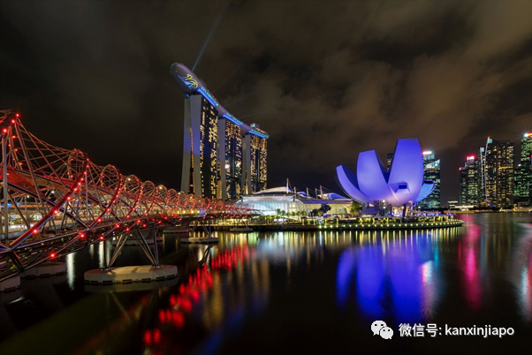 新加坡金沙已经10岁了，璀璨灯光秀点亮滨海湾