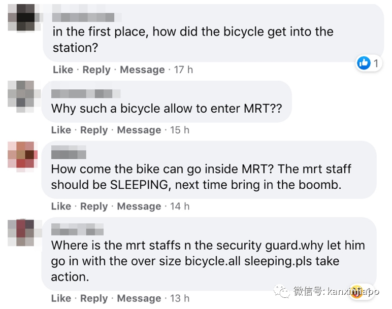 新加坡地鐵奇葩一幕！車廂內高挂腳踏車，男子狂飙粗口警告乘客