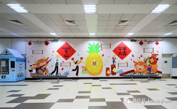 坡島地鐵、巴士紛紛換上新春套裝!好有Feel~