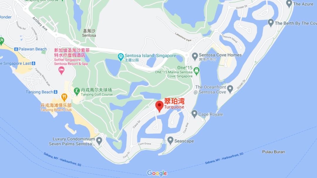 聖淘沙絕美翠珀灣公寓,降價79萬新幣大促銷