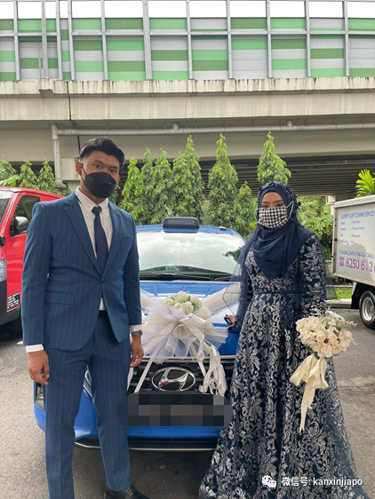 新加坡另類結婚花車,竟然是輛藍色德士