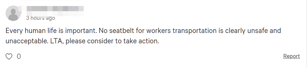 屢次發生車禍!終于有萬人請願反對新加坡羅厘載客工