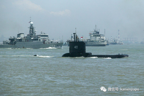 載有53官兵的印尼潛艇失聯兩天，新加坡派船協助搜救