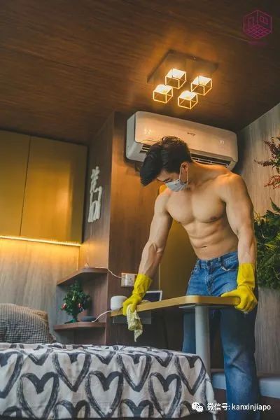 新招！新加坡清洁公司推出“肌肉猛男”上门打扫服务
