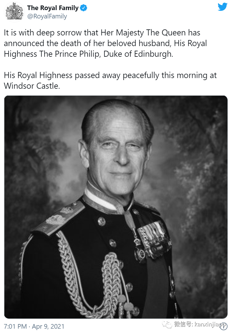 99岁菲利普亲王逝世，他曾5度陪同英女王到访新加坡这些地点
