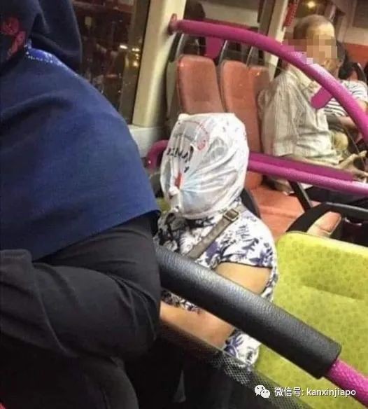 戴上千元的防護具出門,“她是從科幻電影中來到新加坡吧?”