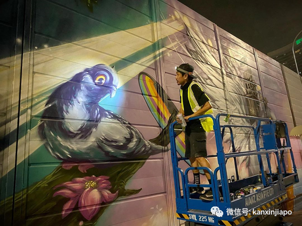 新加坡最長的街頭藝術!238米,一直拍拍拍不停~