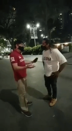 新加坡男子當街羞辱異族情侶,驚動部長嚴厲譴責