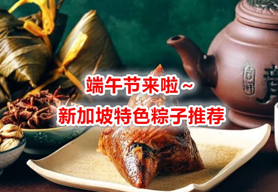 娘惹肉粽、燕窝水晶西米粽,新加坡特色粽子全在这里啦