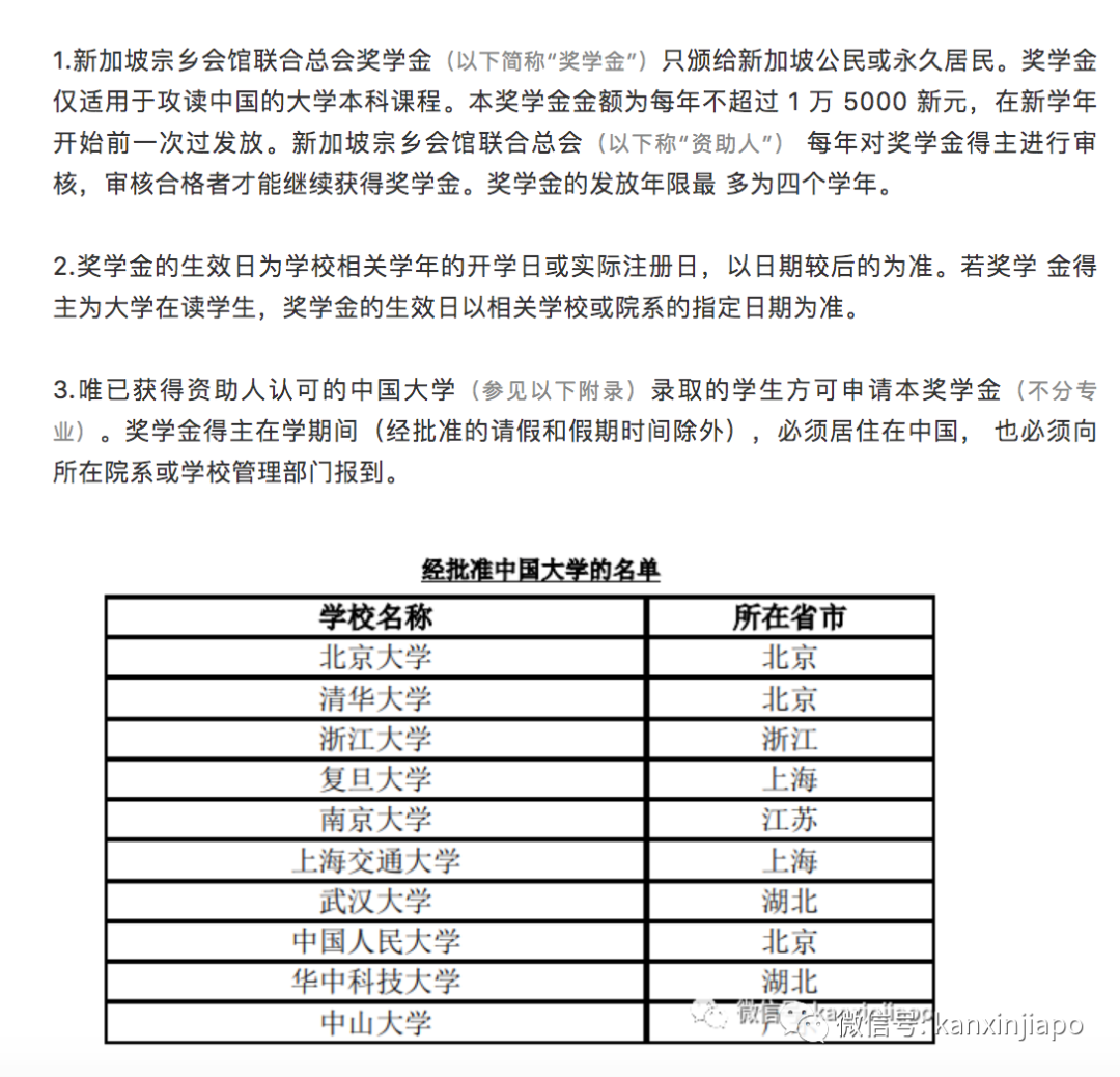 干货！新加坡学生到中国深造，每年有机会领1万5000新币奖学金