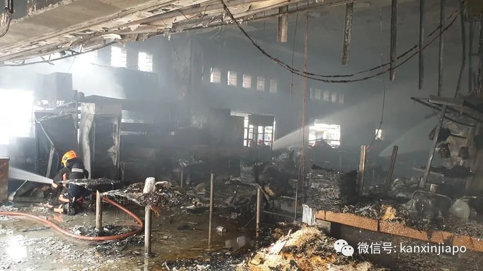 新加坡咖啡店严重火灾烧成废墟，原因可能是一口油锅…