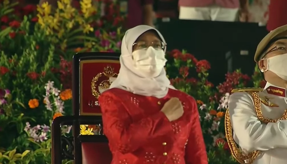 新加坡國慶煙花燃爆夜空!空軍戰機出動、精銳傘兵空降,舉國同歡共慶