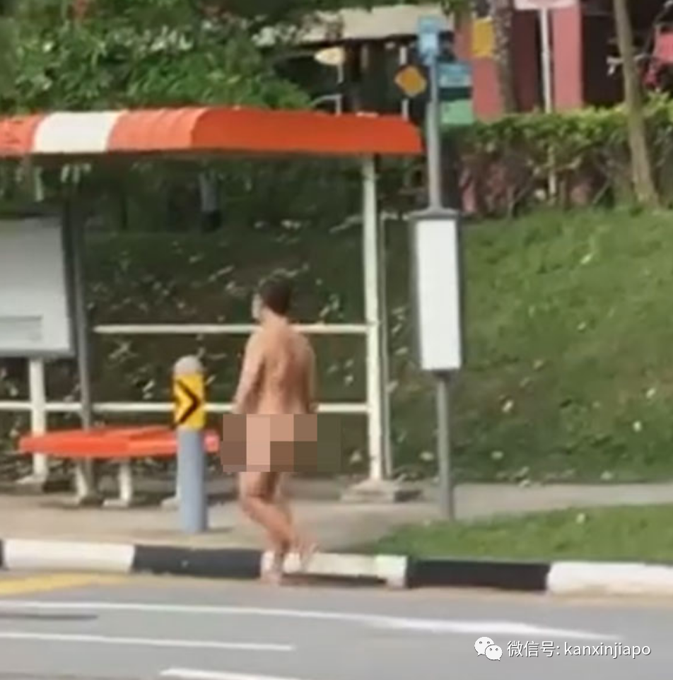 高能預警！新加坡最近有裸男出沒，只戴口罩沒穿衣......