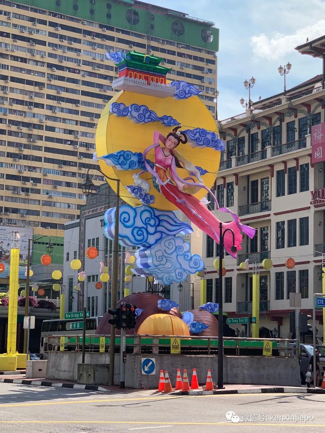 牛車水中秋燈飾劇透!這麽多年終于見到正常版嫦娥了