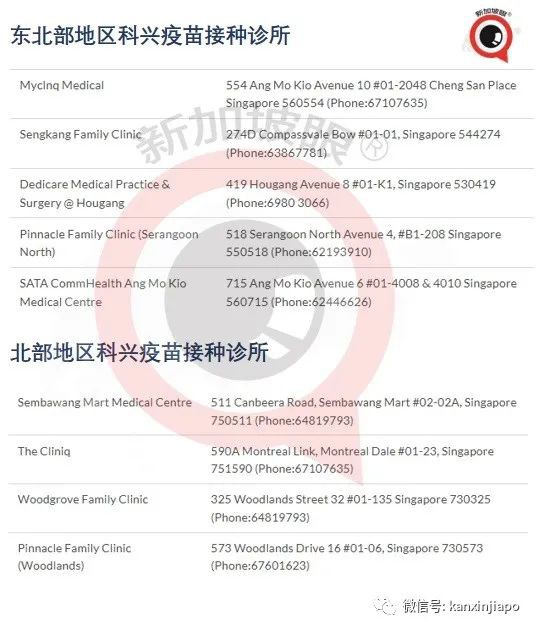 “科興納入新加坡接種計劃,我能打嗎?”附最新完整診所名單