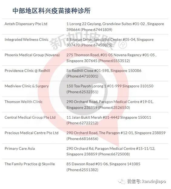 “科興納入新加坡接種計劃,我能打嗎?”附最新完整診所名單