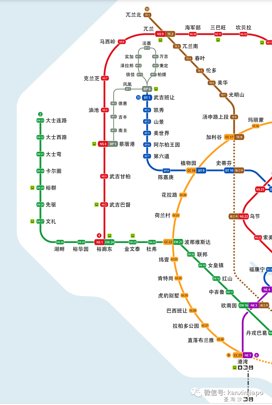 新加坡又增地铁线,这个地区的居民有福了