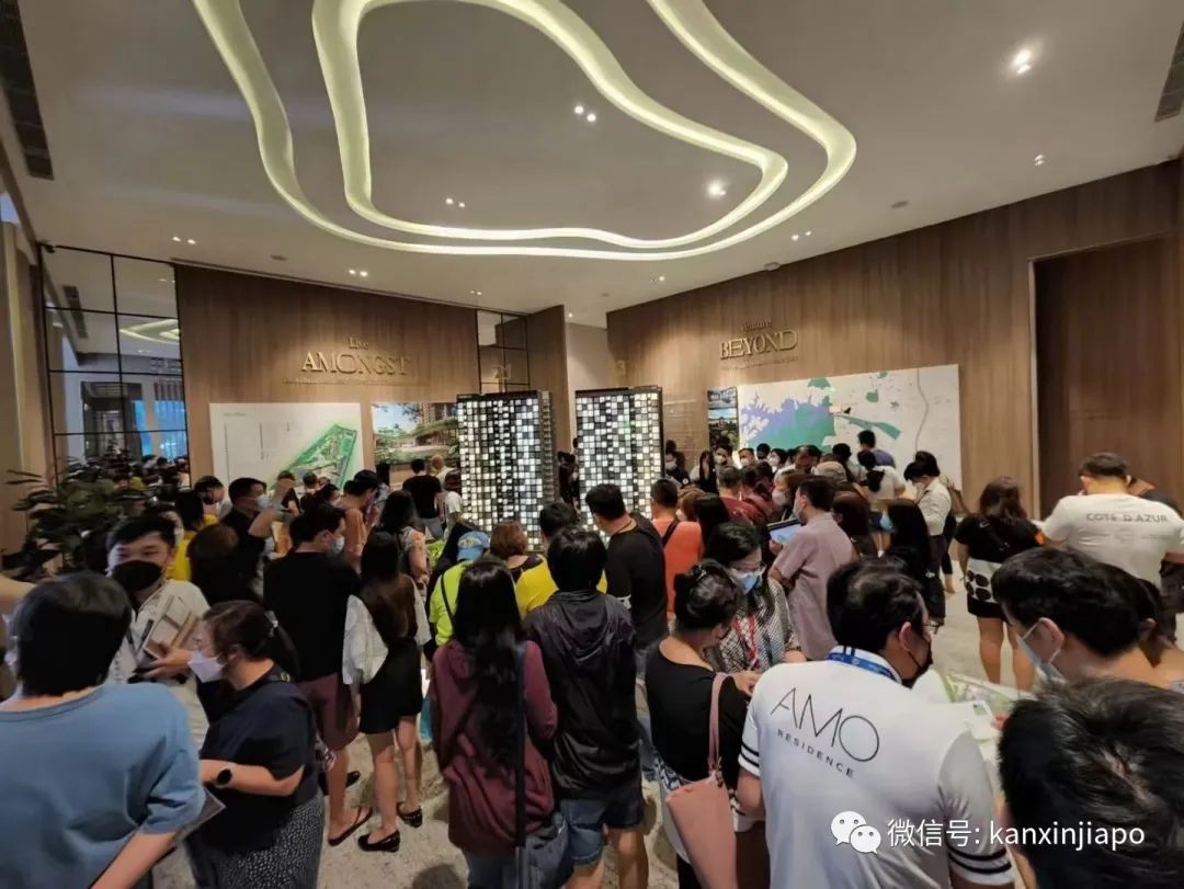 新加坡新開樓盤引發“高溫”,宏茂橋旁學區房看房人潮了解一下