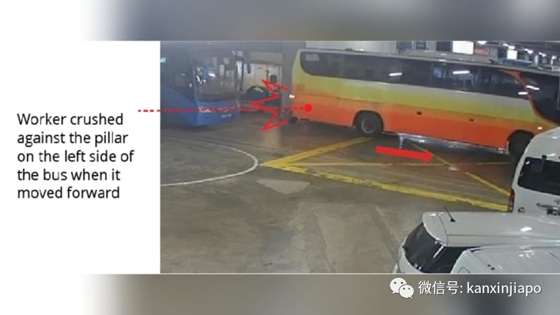 今年以来第32例工伤致死！中国客工被巴士倒车辗压