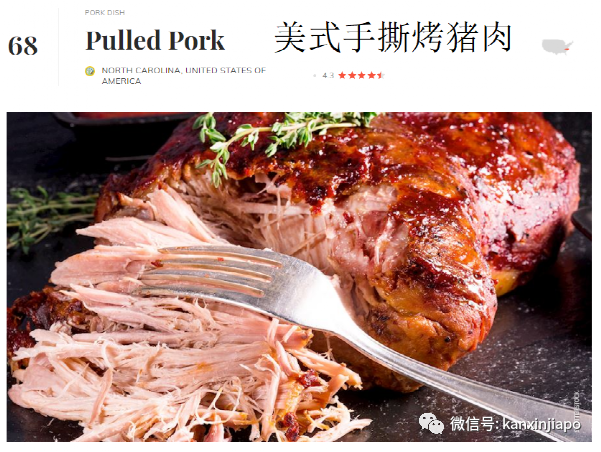 全球最受欢迎美食TOP100！中国和新加坡占据半壁江山