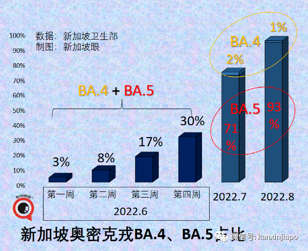 奥密克戎BA.5已成新加坡主流病毒,感染者占新增病例的93%