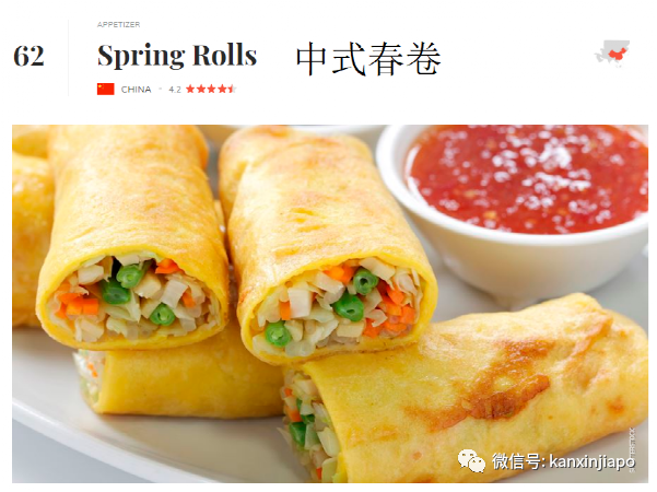 全球最受欢迎美食TOP100！中国和新加坡占据半壁江山