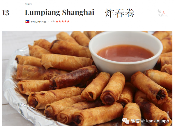 全球最受欢迎美食TOP100！中国和新加坡占据半壁江山