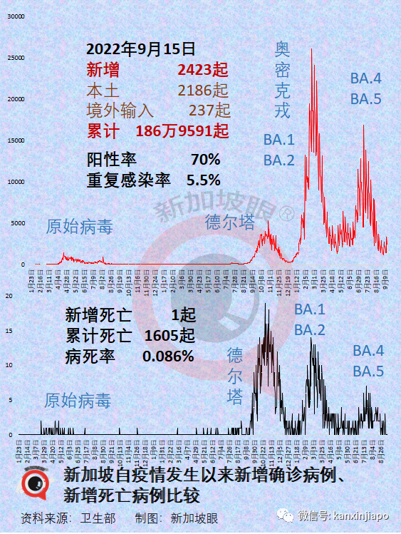 奥密克戎BA.5已成新加坡主流病毒,感染者占新增病例的93%