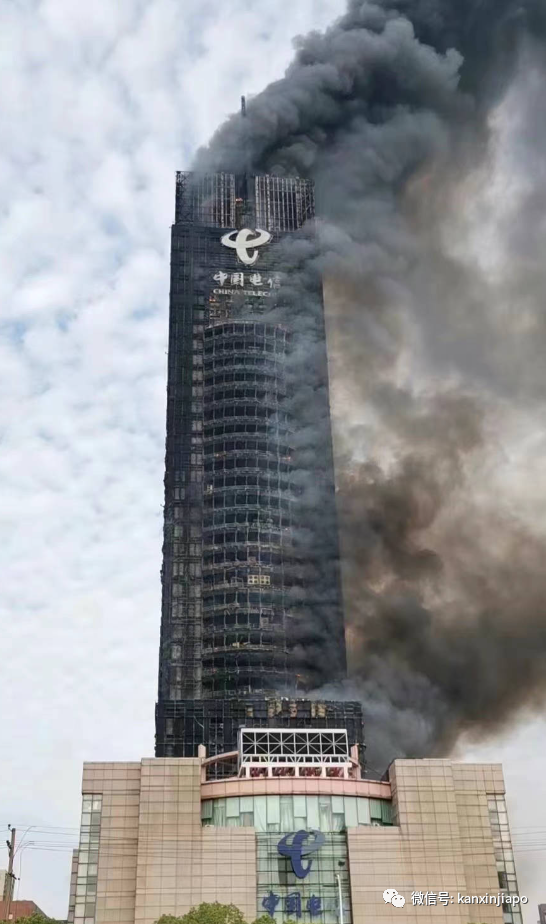 突发！中国一大楼发生大火，整栋楼都燃起来了，现场实拍让人震惊
