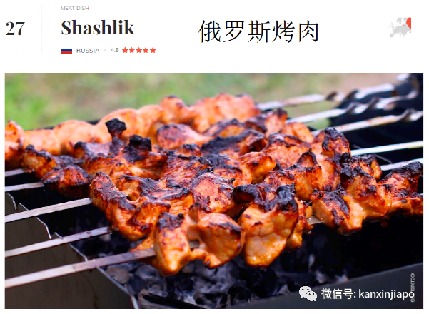 全球最受欢迎美食TOP100！中国和新加坡占据半壁江山