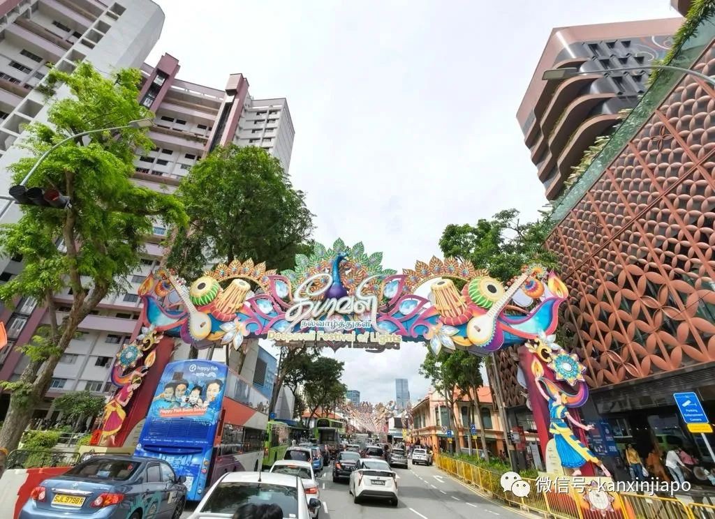 新加坡迎来屠妖节小长假，现场实拍小印度街头节日氛围