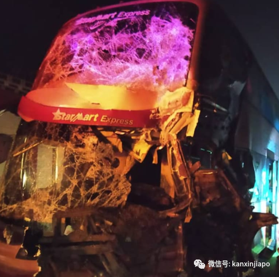 突發!新加坡旅遊巴士在馬來西亞遭車禍,已有16人受傷