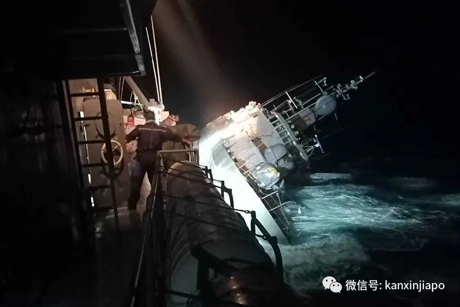 美制泰國軍艦在暴風雨中沉沒，仍有31人失蹤