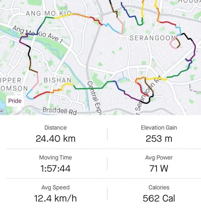 在新加坡這座城市，用騎行24.4公裏畫出一個巨大的兔子，是怎樣的一種體驗