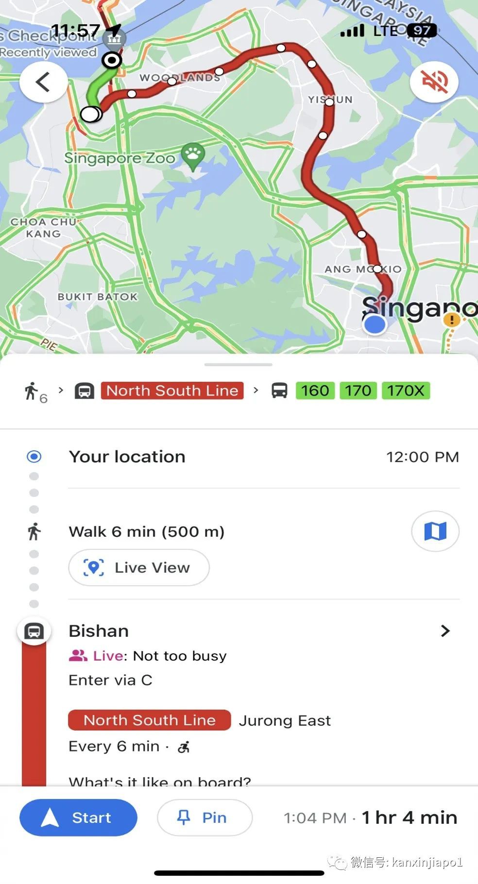從碧山到兀蘭關卡，實測谷歌地圖對新加坡的行程規劃准不准？
