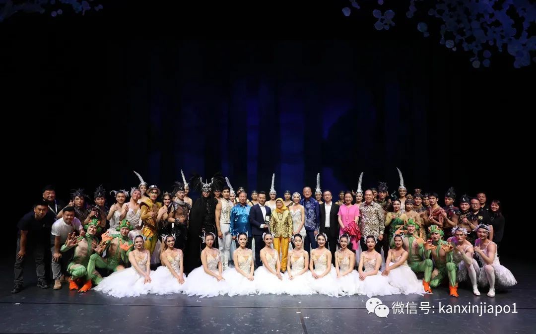 惊艳!中国杂技芭蕾《天鹅湖》新加坡首演,哈莉玛总统出席
